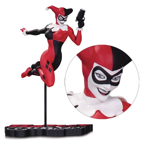 DC Comics Harley Quinn by Terry Dodson Red White and Black Statue